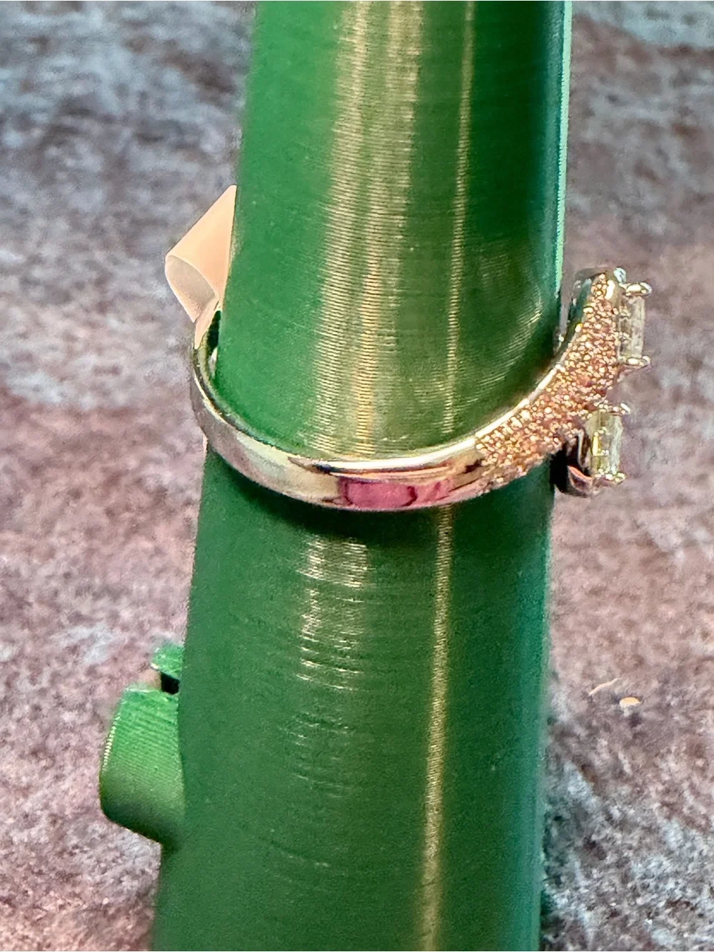 Cubic Zirconia Serpentine Ring
